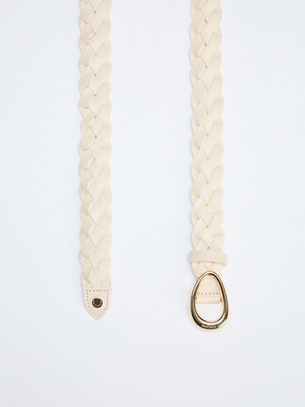 Marciano leather braided belt