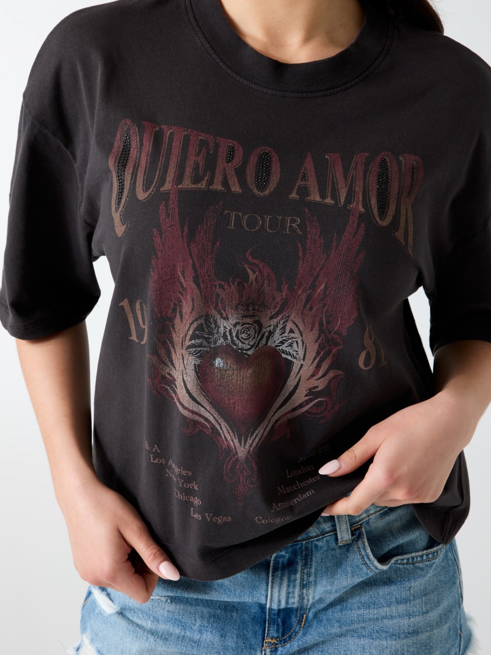 Printed boxy t-shirt