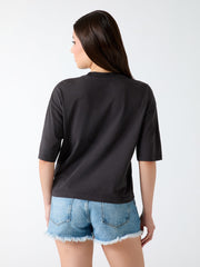 Printed boxy t-shirt