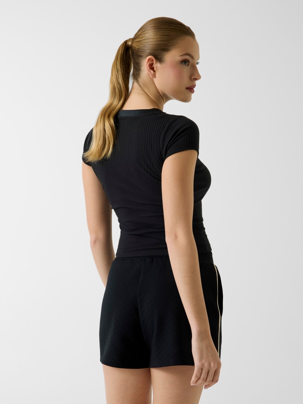 Cotton-blend t-shirt