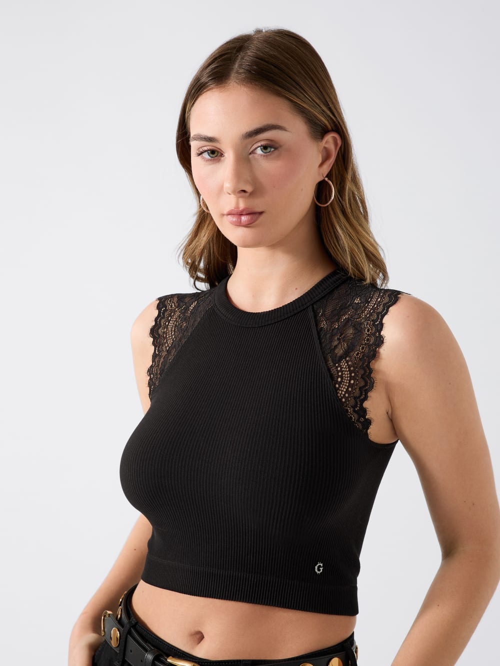 Lace sweater top