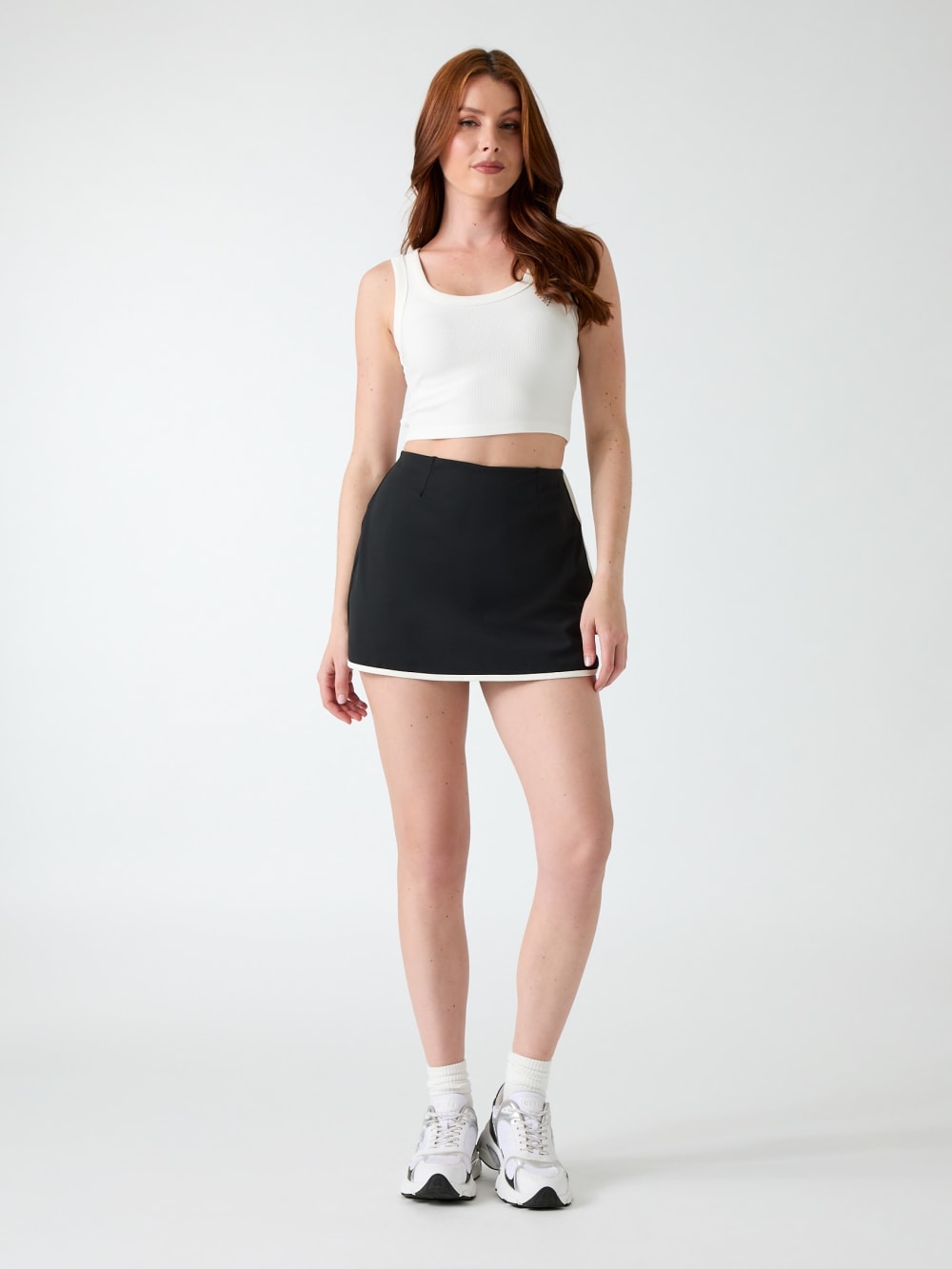 Rib-knit tank top