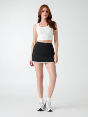 Rib-knit tank top