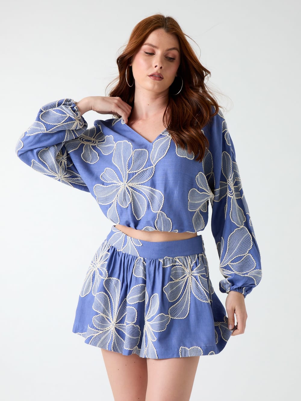 Embroidered blouse