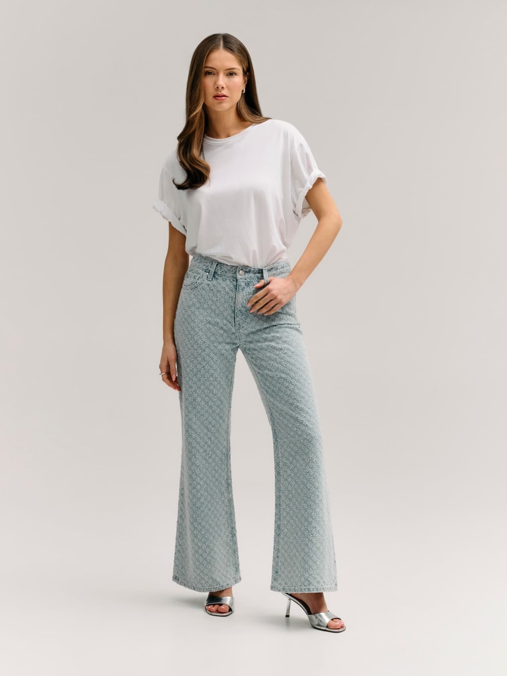 Lurex jeans