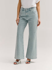 Lurex jeans