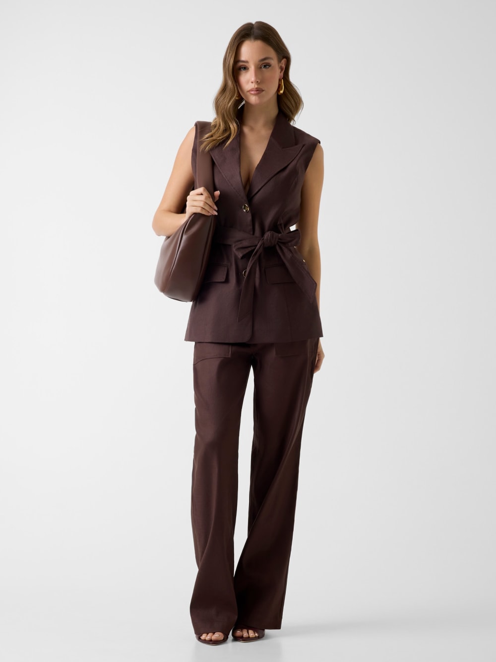 Elasticated waistband blazer