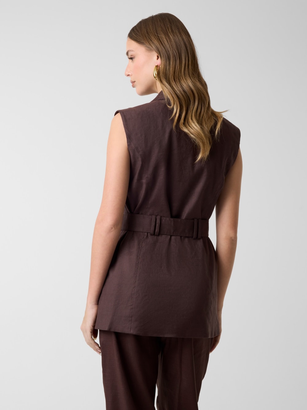 Elasticated waistband blazer