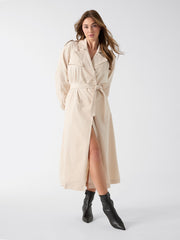 Viscose-blend trench