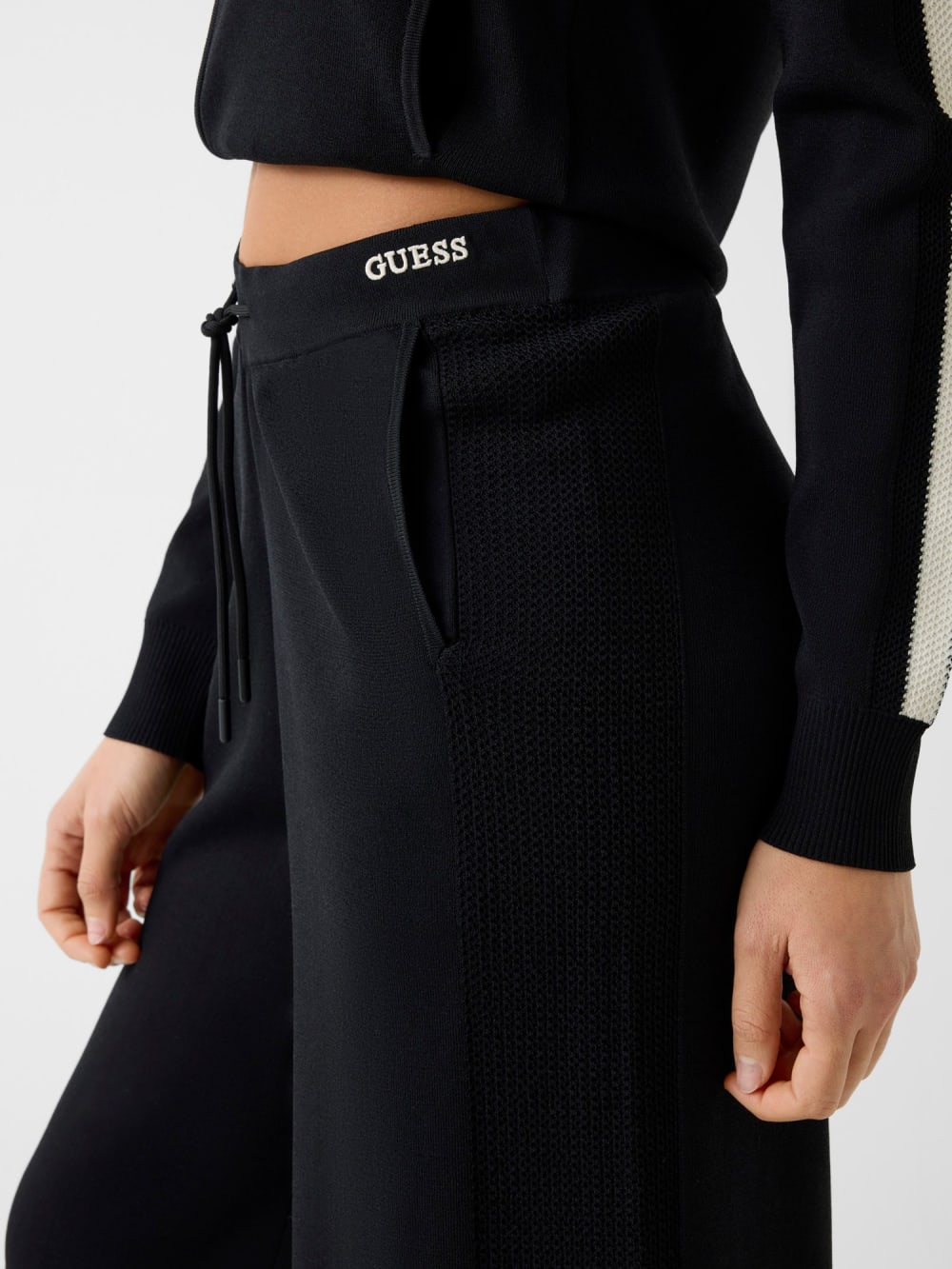 Viscose-blend sweatpants