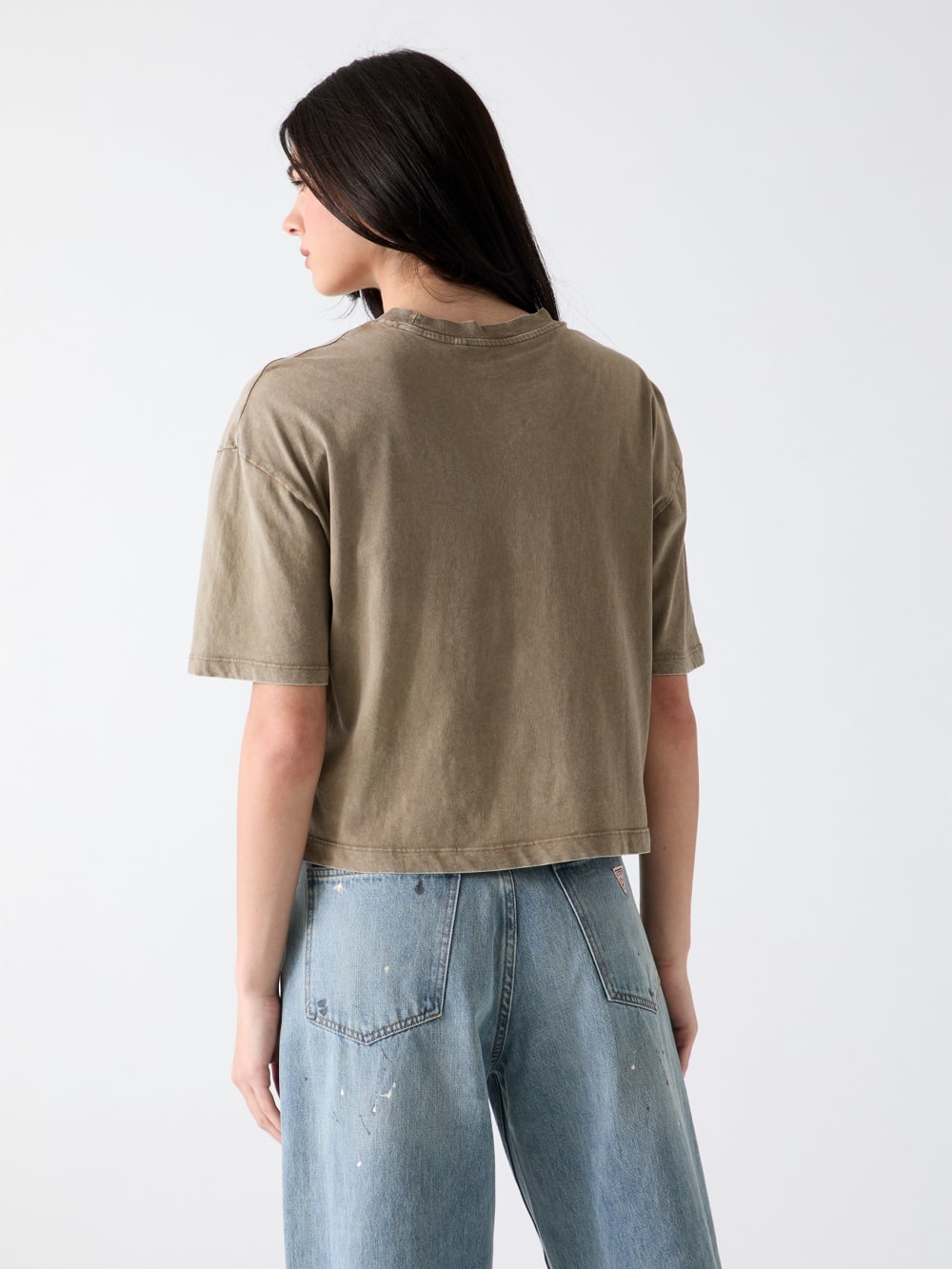 Foiled boxy t-shirt