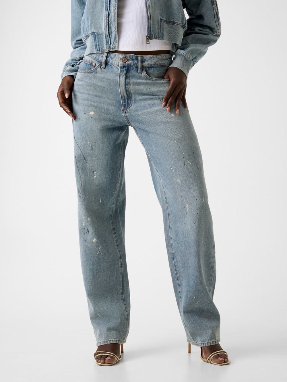 Barrel fit jeans