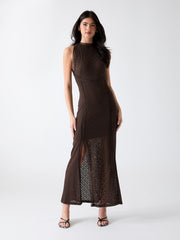 Knitted long dress