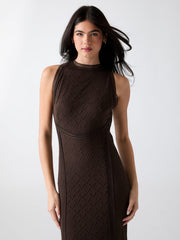Knitted long dress