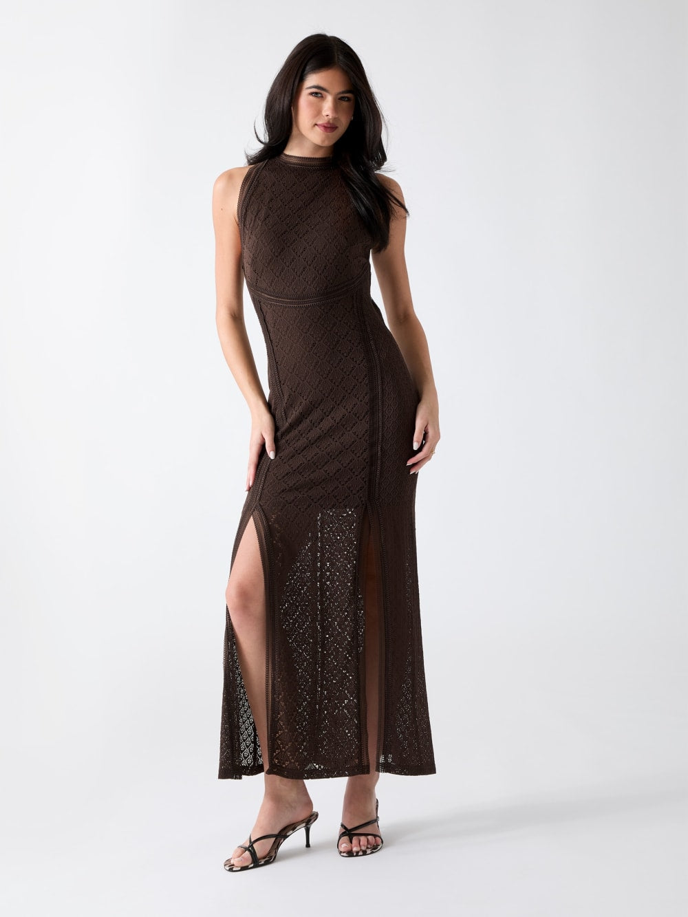 Knitted long dress