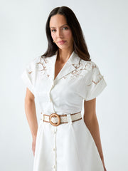 Marciano embroidered shirt dress