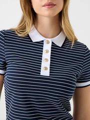 Striped polo
