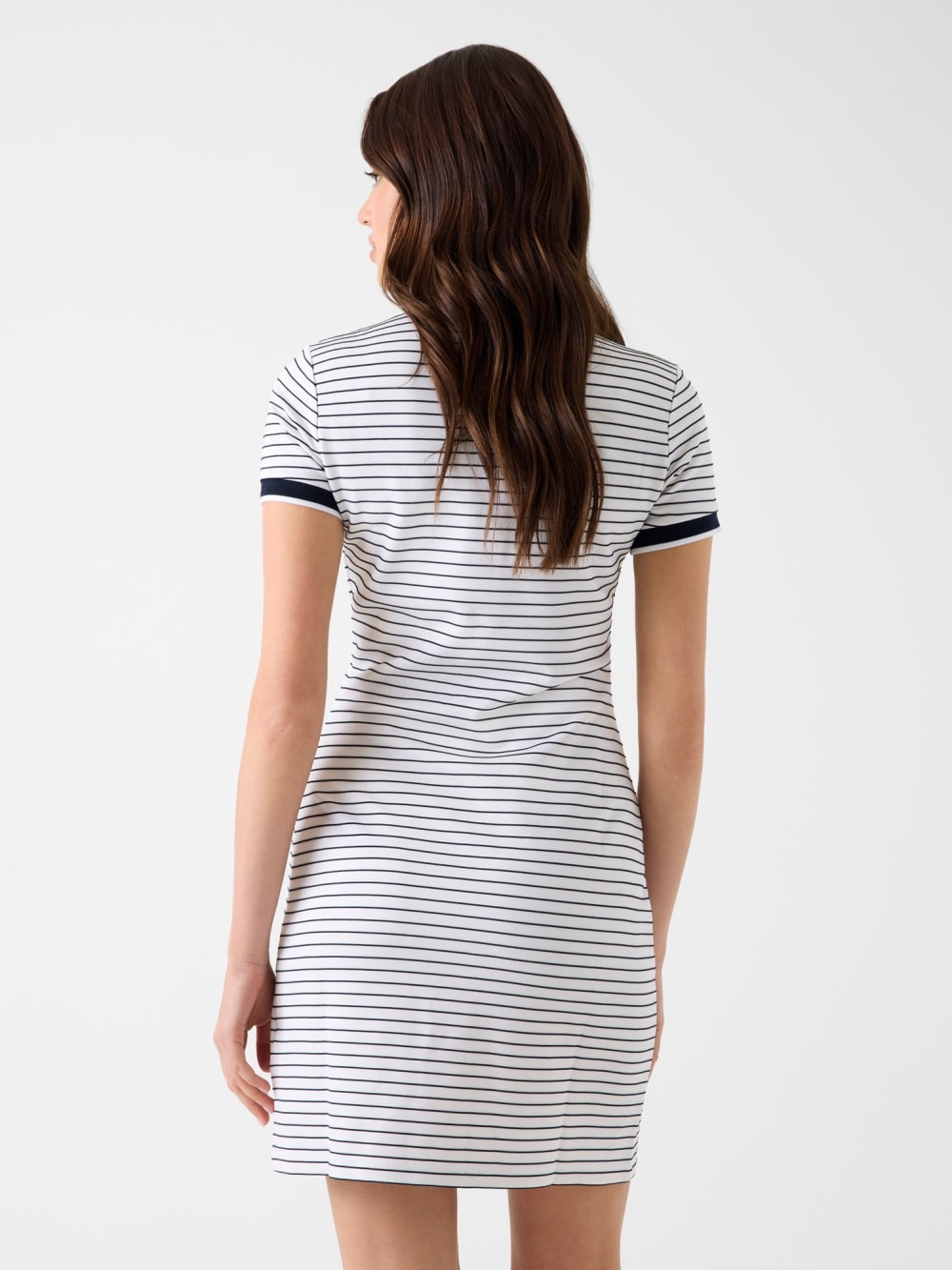 Striped polo dress