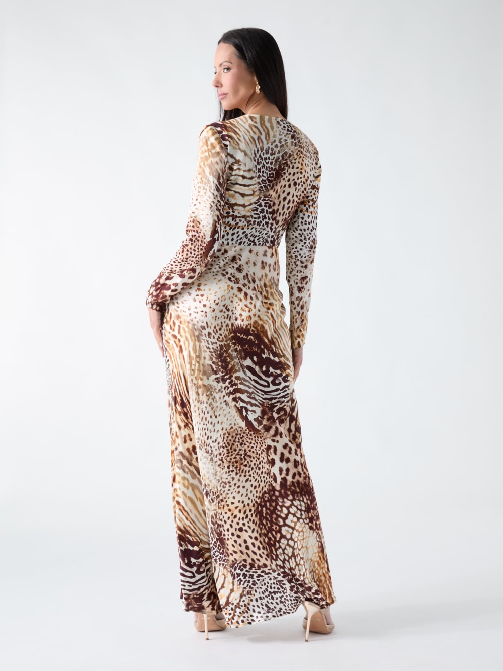 Marciano print long dress