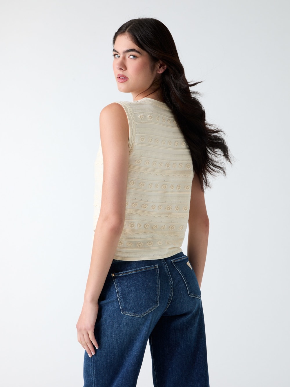 Knitted vest