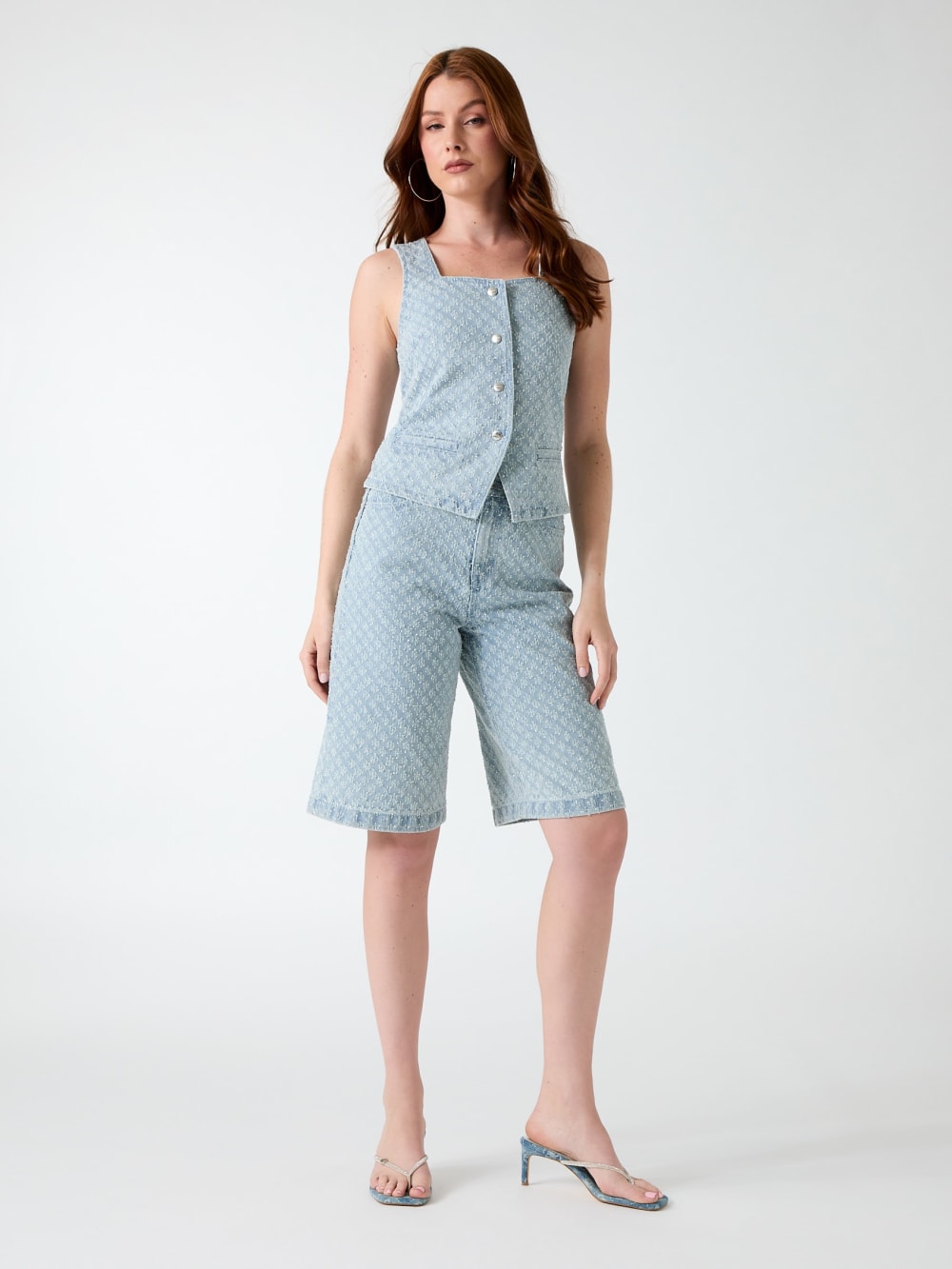Denim bermuda