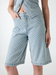 Denim bermuda