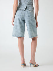 Denim bermuda