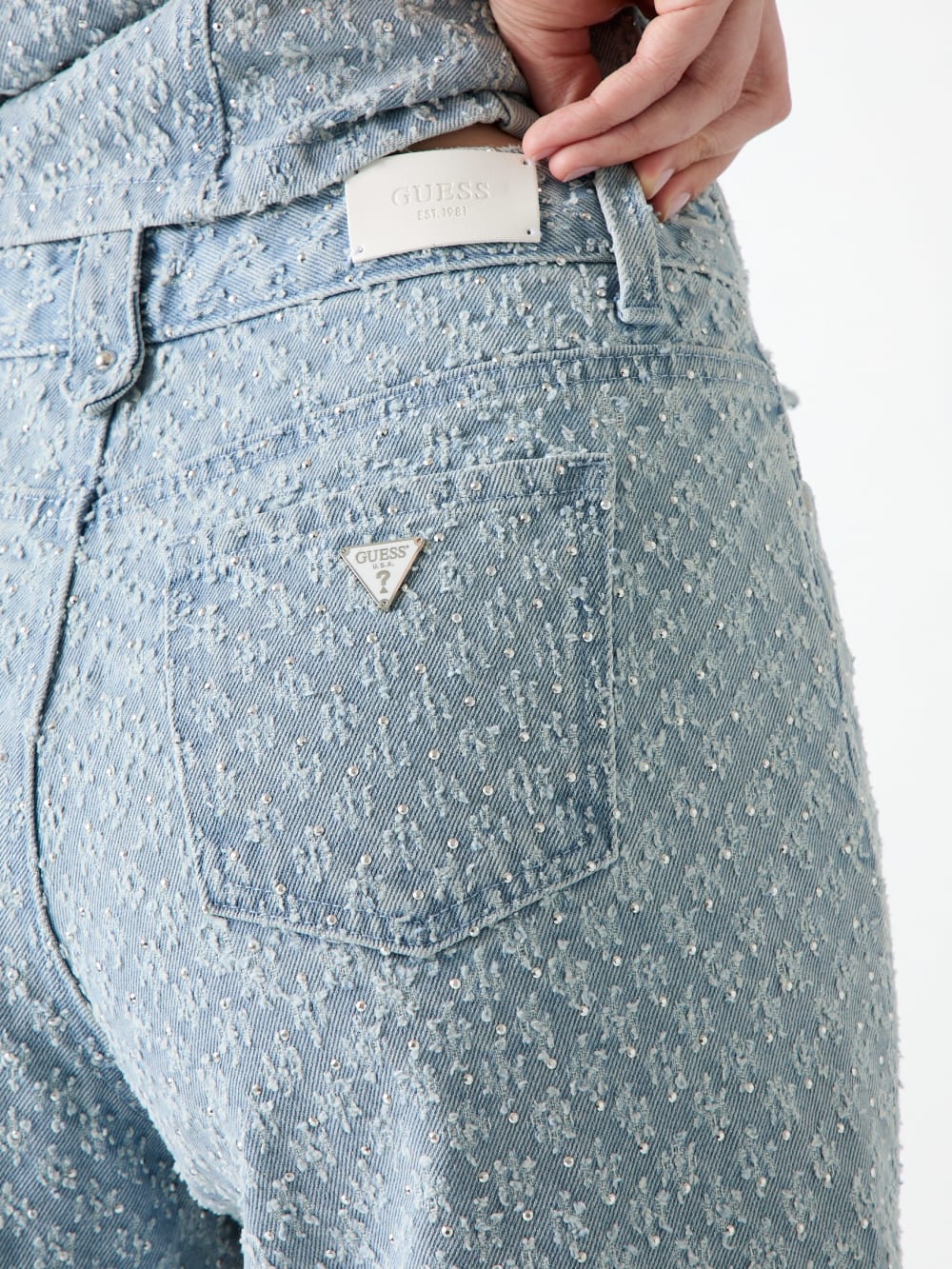 Denim bermuda