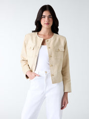 Faux-suede jacket