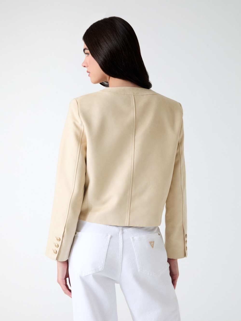 Faux-suede jacket