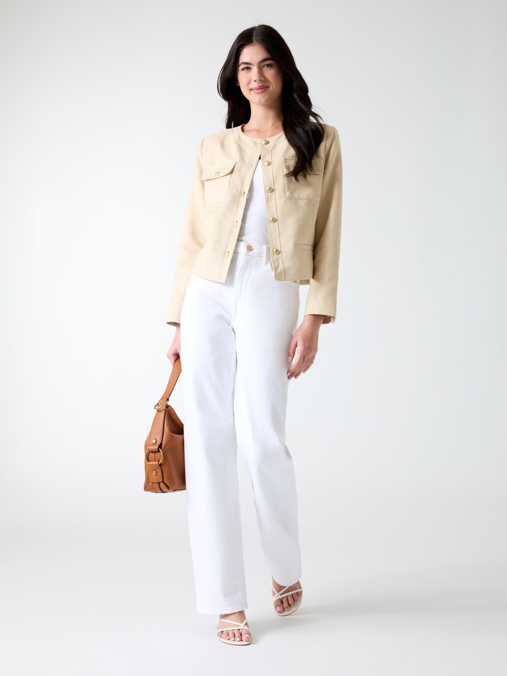 Faux-suede jacket