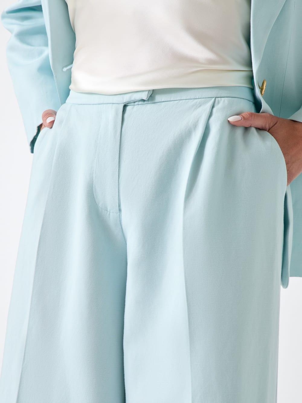 Marciano linen-blend pants