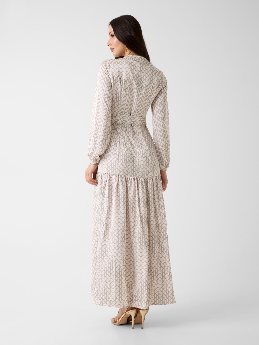 Marciano logo long dress