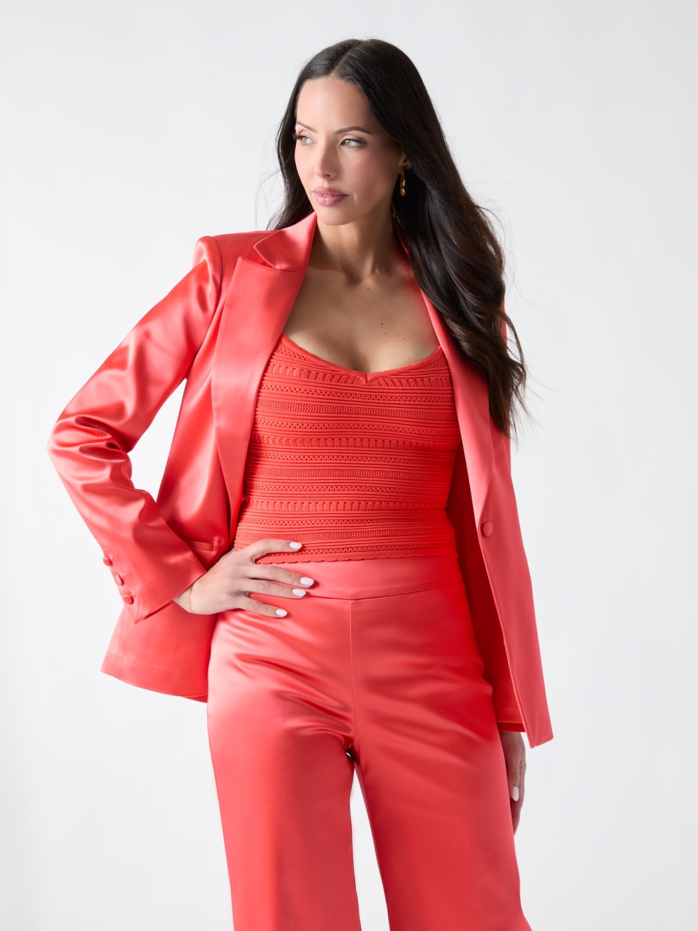 Marciano satin blazer