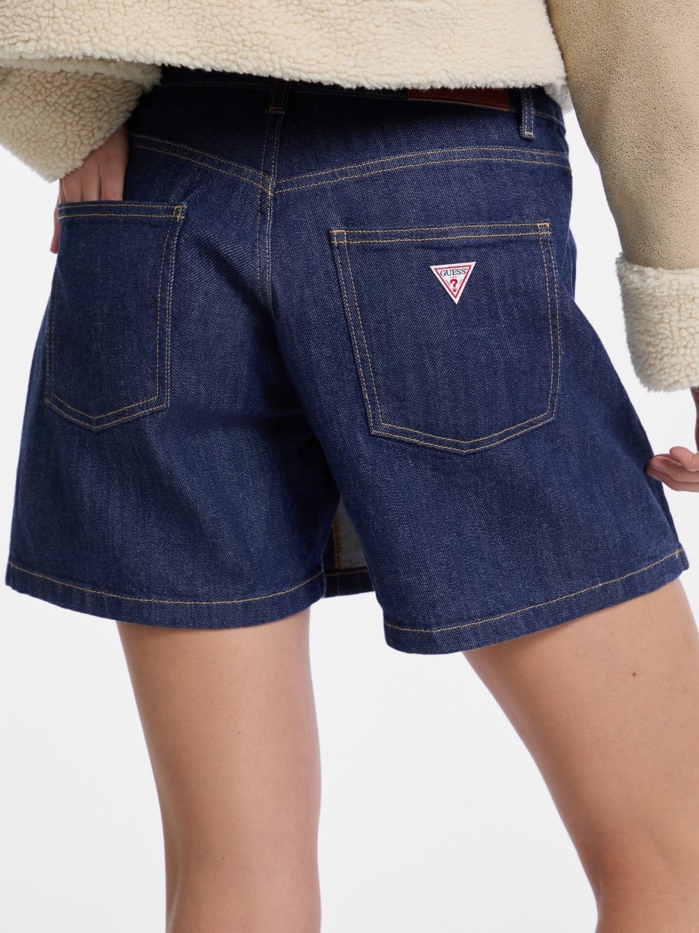 Denim Wrap Skort