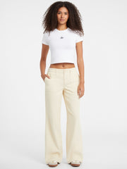 Wide-Leg Utility Pants