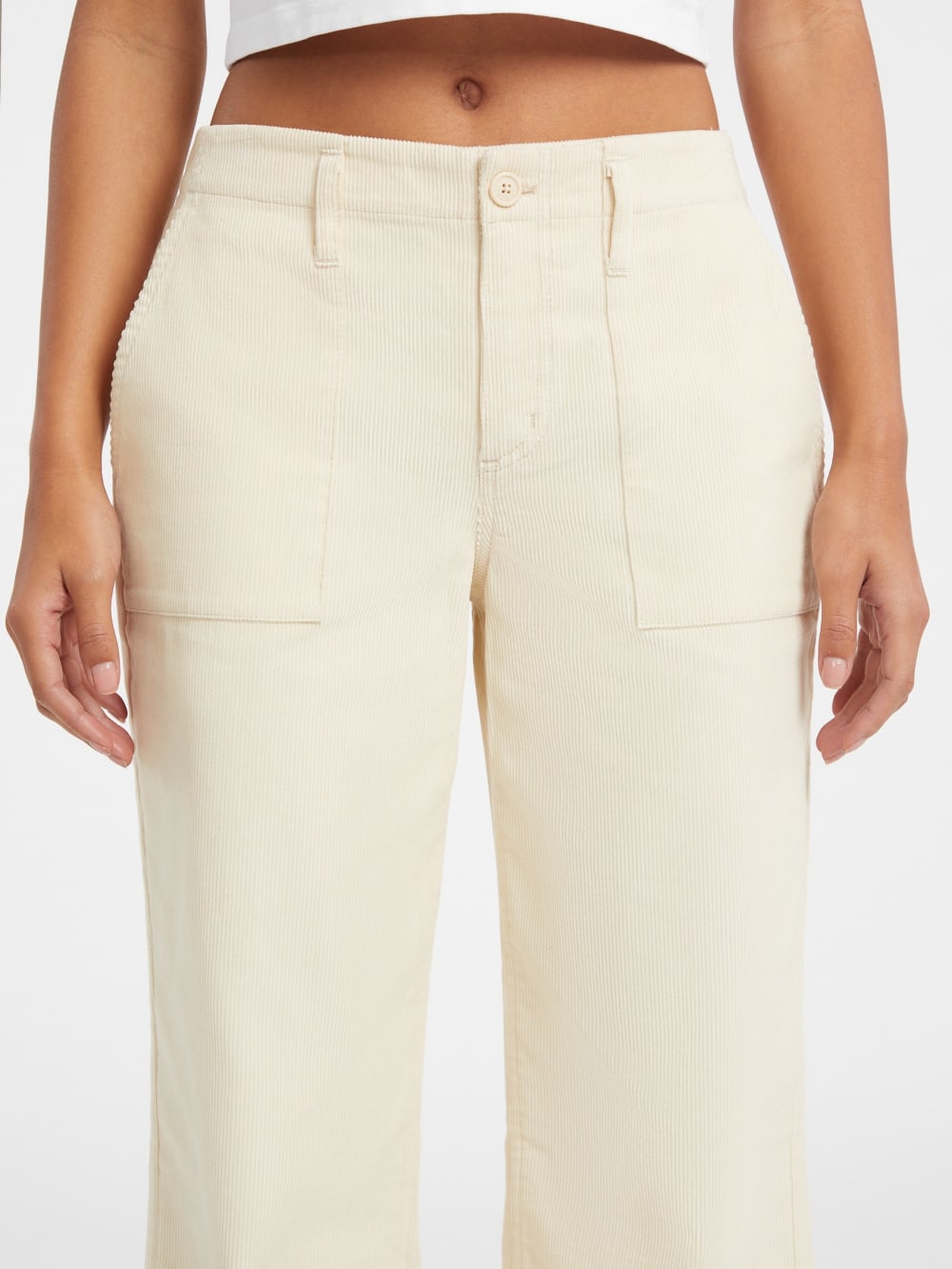 Wide-Leg Utility Pants