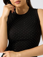 Rhinestones tank top