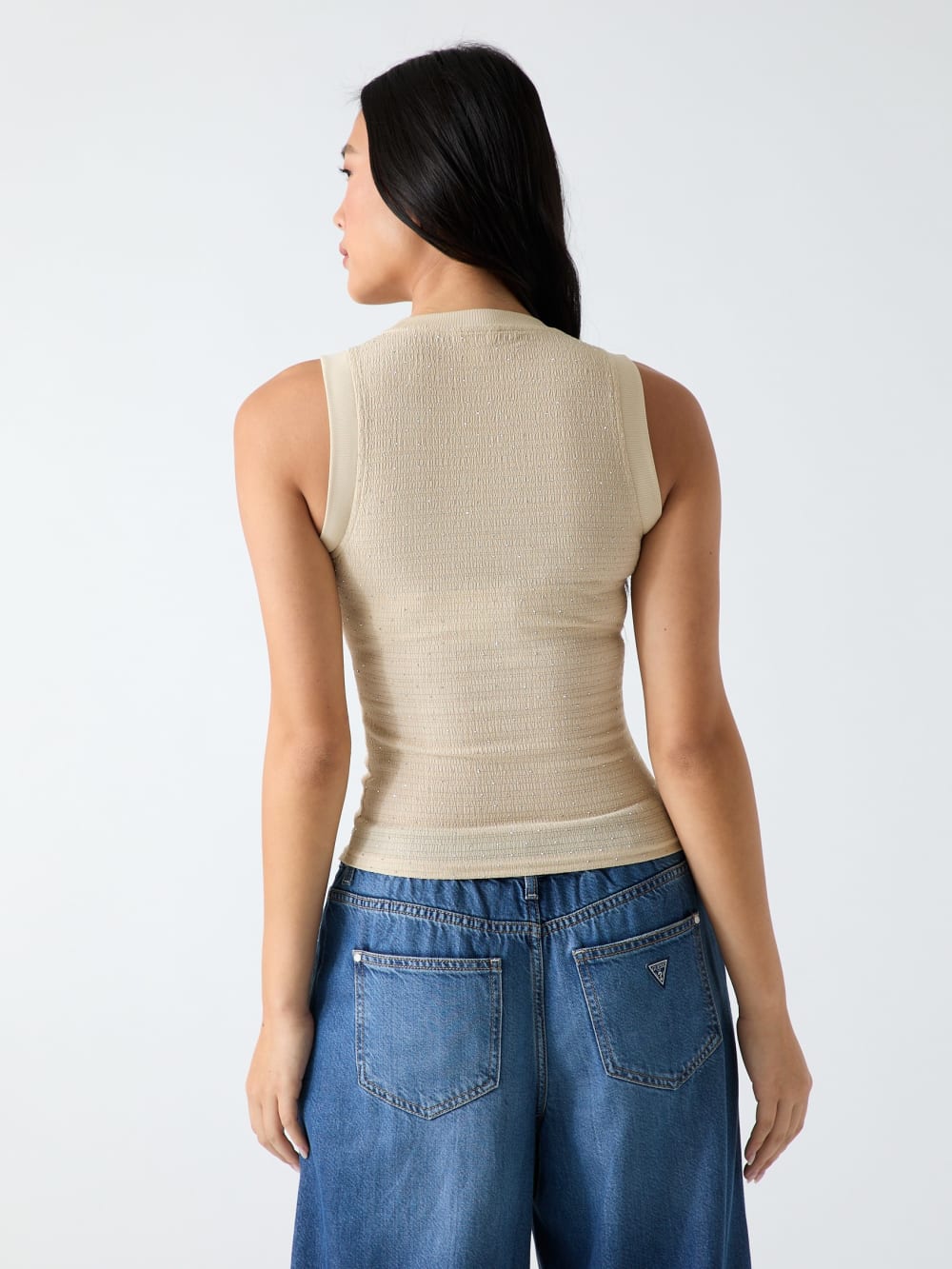 Rhinestones tank top