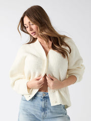 V neck sweater cardigan