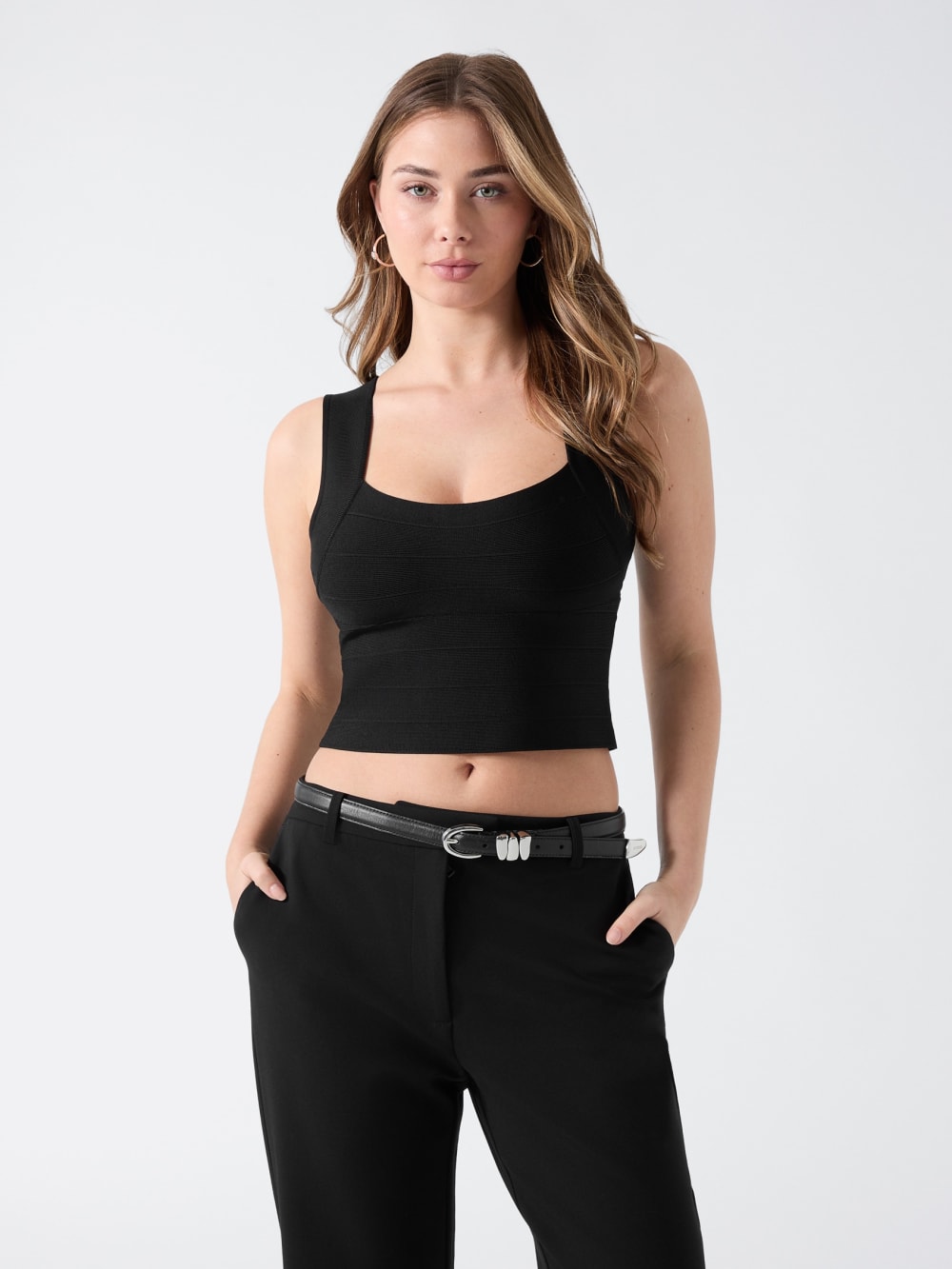 Viscose-blend top