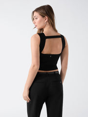 Viscose-blend top