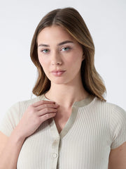 Slim fit knit top