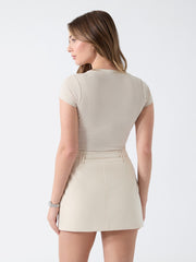 Slim fit knit top