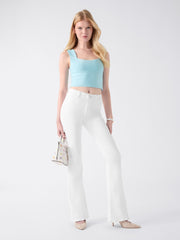 Viscose-blend top