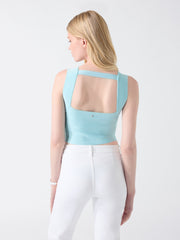 Viscose-blend top