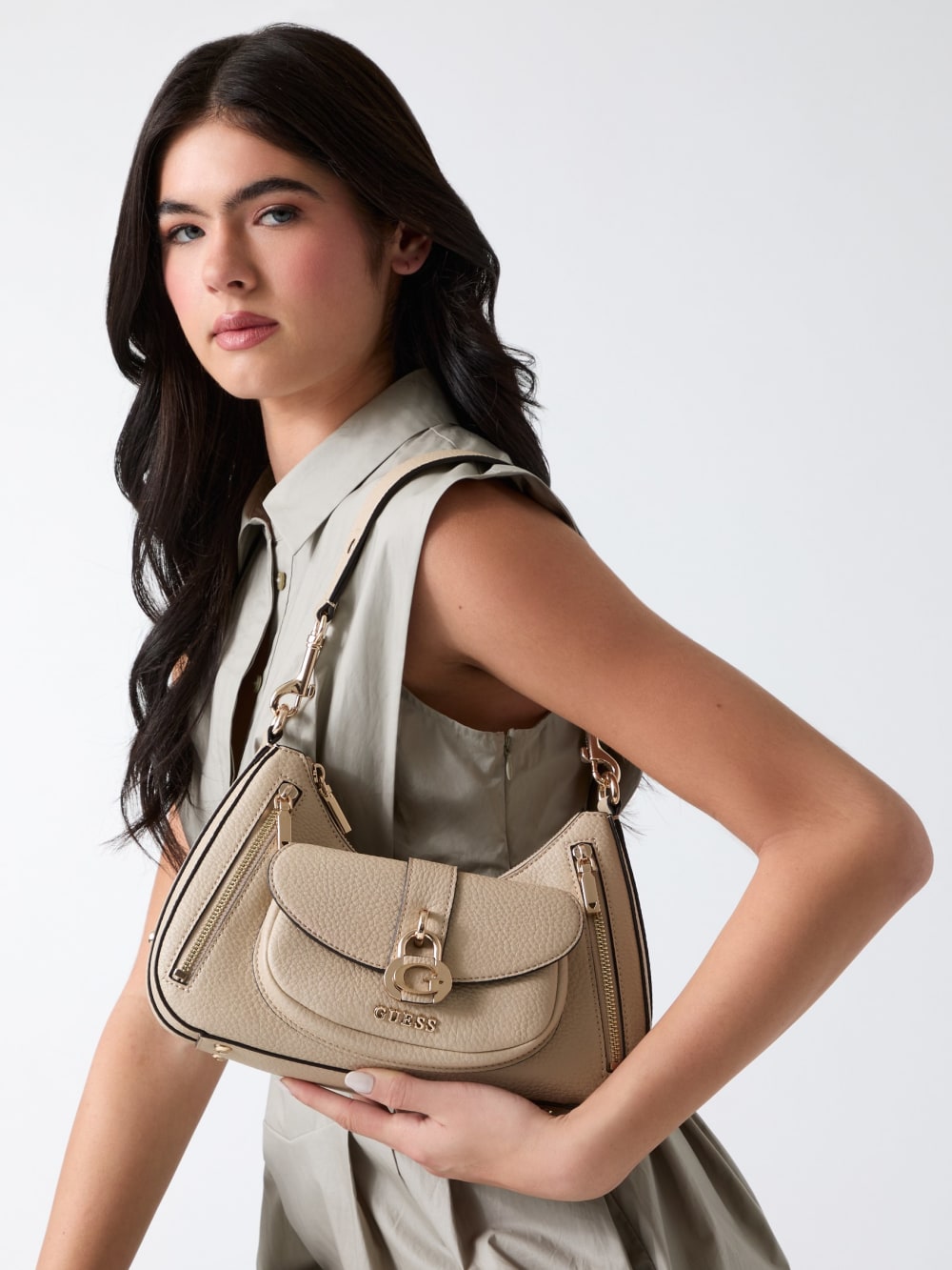 Jessa Logo Shoulder Bag