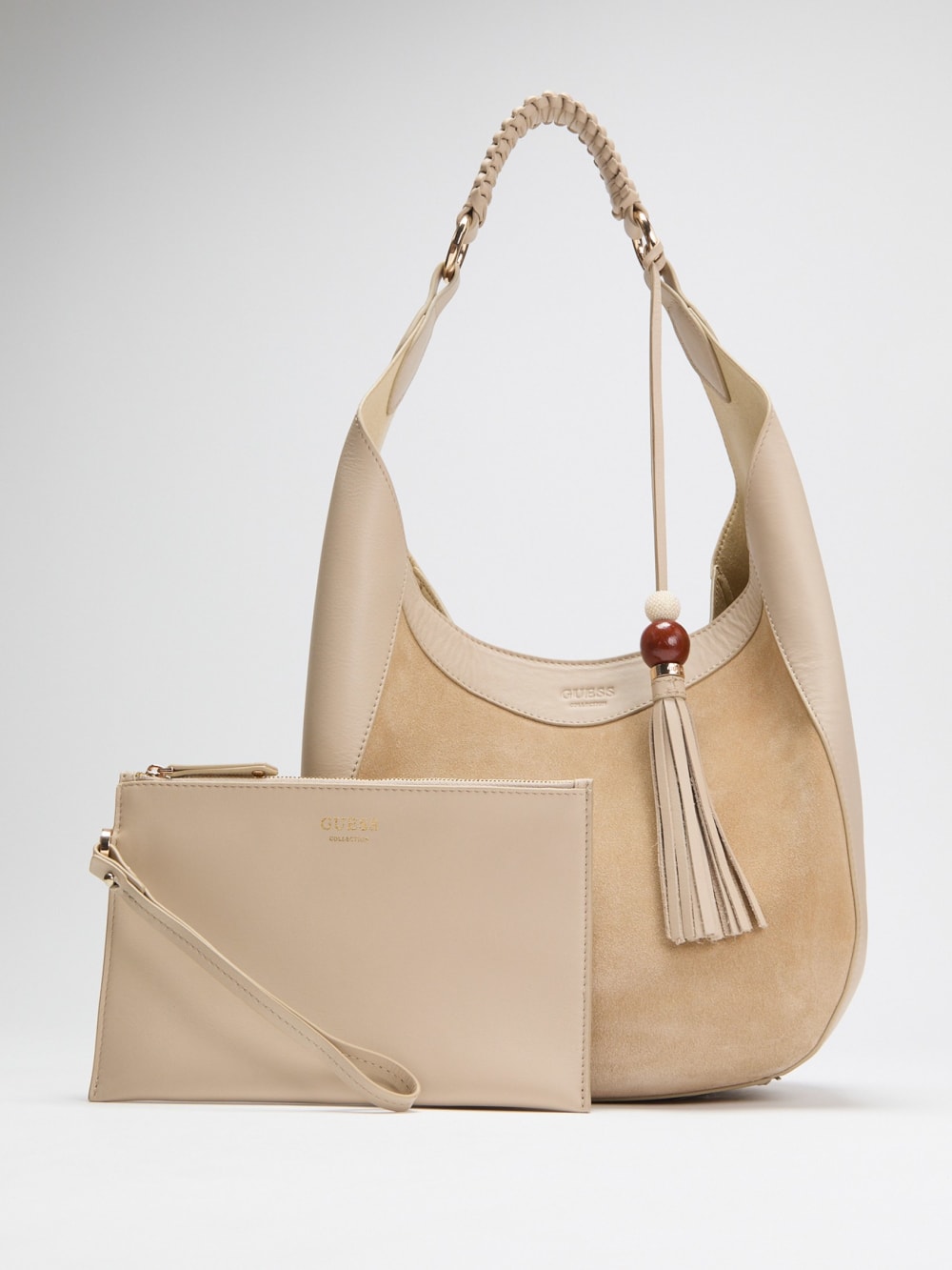 Nina genuine leather hobo bag