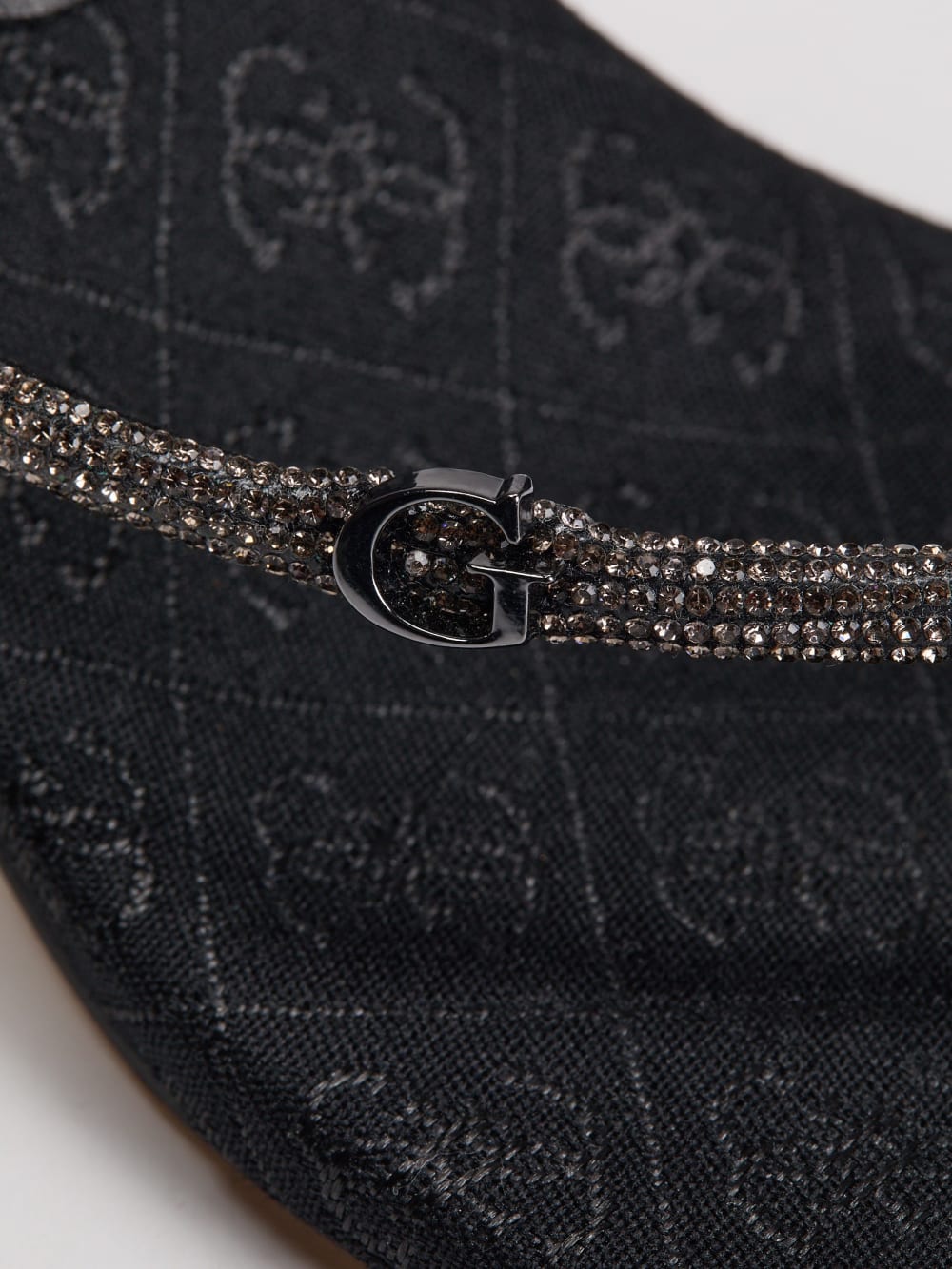 Mayan Rhinestone Thong Strap Heels