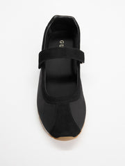 Treece logo ballet pump